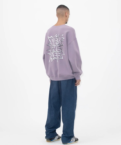 YESEYESEE(イエスアイシー)の「Y.E.S Steel Logo Sweatshirt(スウェット・メンズ・ブラック/ラベンダー/ブラウン・MEDIUM/LARGE)」の21枚目の写真