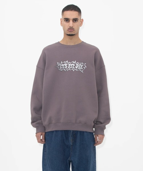 YESEYESEE(イエスアイシー)の「Y.E.S Steel Logo Sweatshirt(スウェット・メンズ・ブラック/ラベンダー/ブラウン・MEDIUM/LARGE)」の14枚目の写真