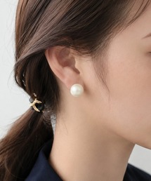 【12mm】 選べるパールピアス (コットンパール / アクリルパール) (両耳用)