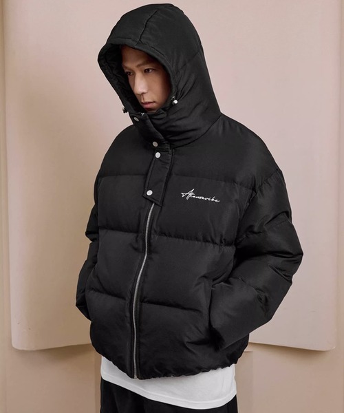 セール】ダブルフラップパデッドボリュームダウンジャケット