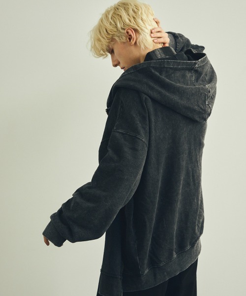 【セール】ピグメントダイオーバーサイズジップパーカー（パーカー）｜Shoowtime（ショウタイム）