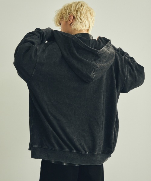 【セール】ピグメントダイオーバーサイズジップパーカー（パーカー）｜Shoowtime（ショウタイム）