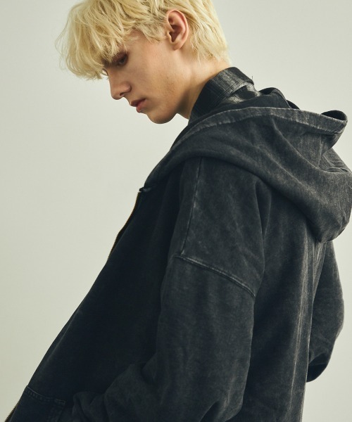 【セール】ピグメントダイオーバーサイズジップパーカー（パーカー）｜Shoowtime（ショウタイム）