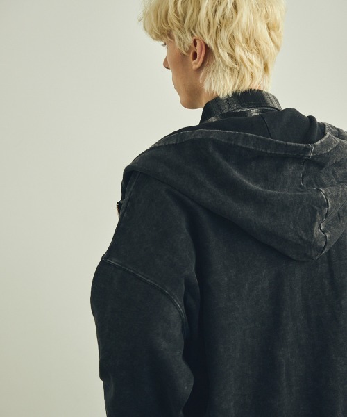 【セール】ピグメントダイオーバーサイズジップパーカー（パーカー）｜Shoowtime（ショウタイム）