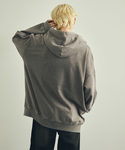 【セール】ピグメントダイオーバーサイズジップパーカー（パーカー）｜Shoowtime（ショウタイム）