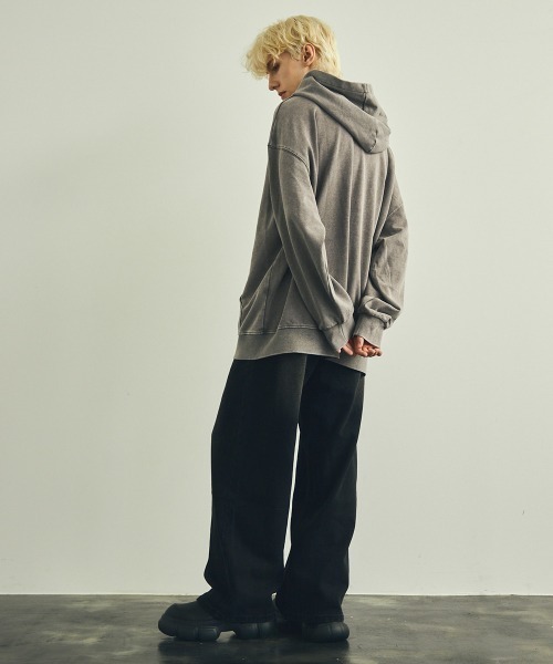 【セール】ピグメントダイオーバーサイズジップパーカー（パーカー）｜Shoowtime（ショウタイム）