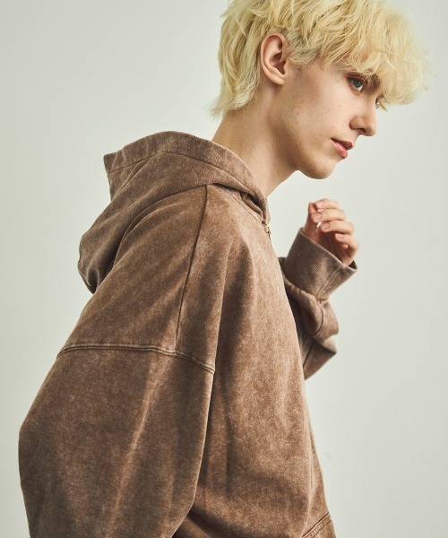 【セール】ピグメントダイオーバーサイズジップパーカー（パーカー）｜Shoowtime（ショウタイム）