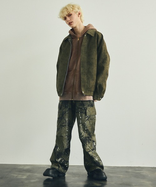 【セール】ピグメントダイオーバーサイズジップパーカー（パーカー）｜Shoowtime（ショウタイム）