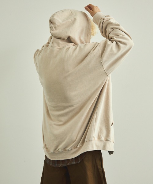 【セール】ピグメントダイオーバーサイズジップパーカー（パーカー）｜Shoowtime（ショウタイム）