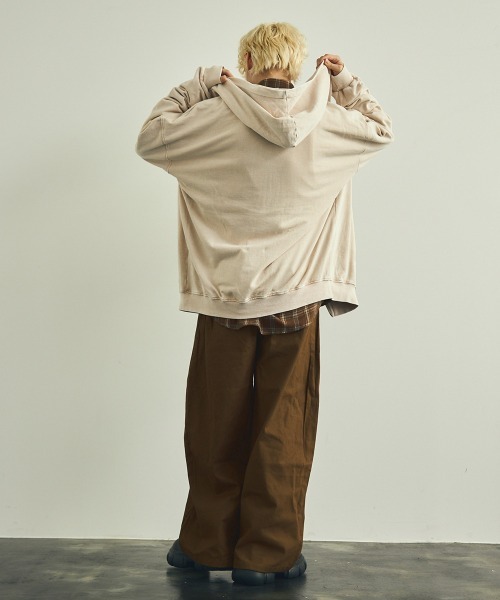 【セール】ピグメントダイオーバーサイズジップパーカー（パーカー）｜Shoowtime（ショウタイム）