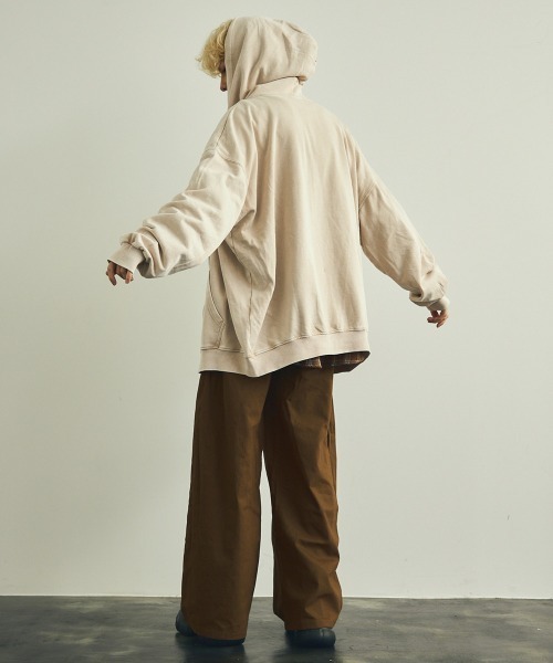 【セール】ピグメントダイオーバーサイズジップパーカー（パーカー）｜Shoowtime（ショウタイム）