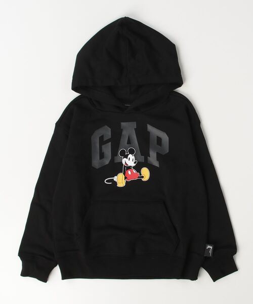 GAP(ギャップ)の「Gap x ディズニー リラックス GAPロゴパーカー (キッズ)(パーカー・キッズ・ブラック/カーキ/ベージュ・150cm/140cm/120cm/130cm/160cm)」の4枚目の写真