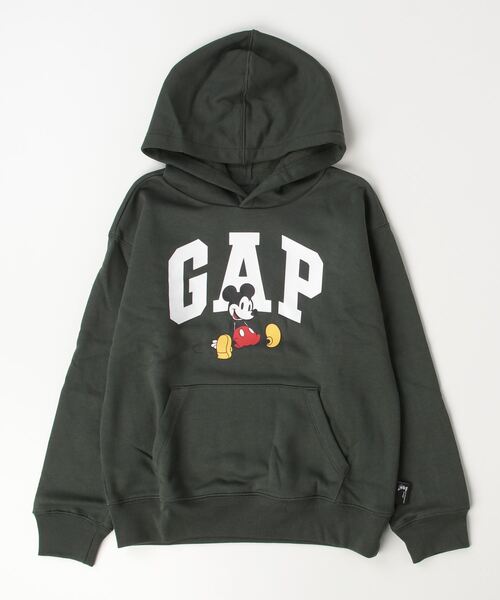 GAP(ギャップ)の「Gap x ディズニー リラックス GAPロゴパーカー (キッズ)(パーカー・キッズ・ブラック/カーキ/ベージュ・150cm/140cm/120cm/130cm/160cm)」の5枚目の写真