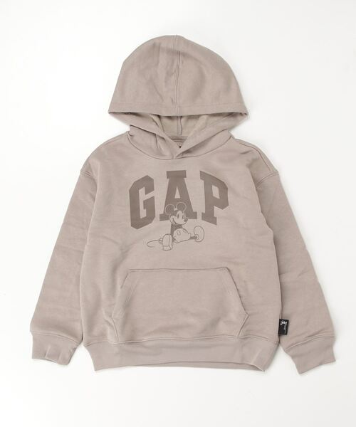 GAP(ギャップ)の「Gap x ディズニー リラックス GAPロゴパーカー (キッズ)(パーカー・キッズ・ブラック/カーキ/ベージュ・150cm/140cm/120cm/130cm/160cm)」の6枚目の写真
