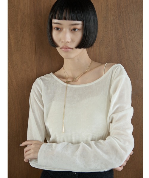 AIC.(エーアイシー)の「スライドウェーブネックレス(ネックレス・レディース・シルバー/ゴールド・FREE)」の9枚目の写真