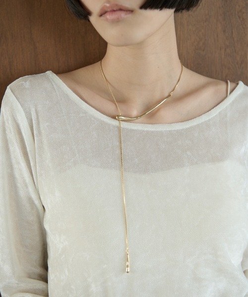 AIC.(エーアイシー)の「スライドウェーブネックレス(ネックレス・レディース・シルバー/ゴールド・FREE)」の6枚目の写真