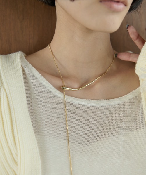 AIC.(エーアイシー)の「スライドウェーブネックレス(ネックレス・レディース・シルバー/ゴールド・FREE)」の8枚目の写真