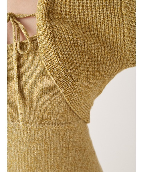 LILY BROWN（リリーブラウン）の「ミックスニットカーデセット