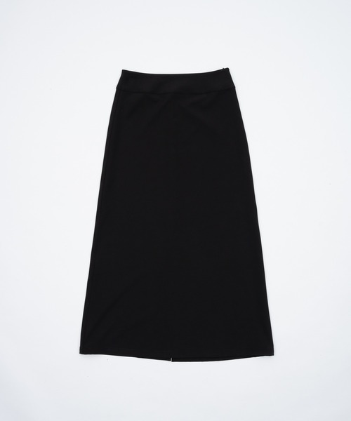 スカート Skirt black Women's skirt Unyl - CARBON Long Black - E25 | American