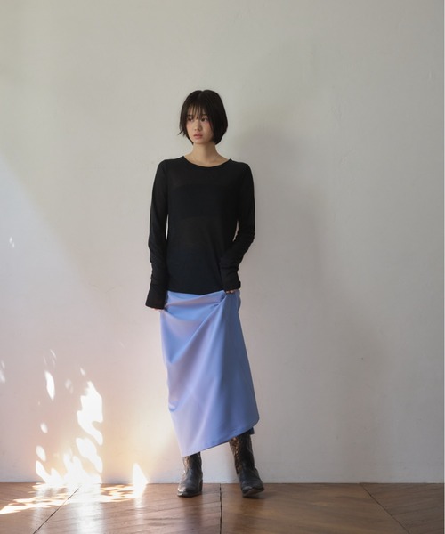 A-line long skirt/Aラインロングスカート（スカート）｜Smyeon