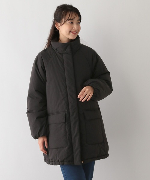 GLOBAL WORK Smile Seed Store（グローバルワーク スマイルシードストア）の「エアサーマルモンスターコートブルゾン/116029（ブルゾン・レディース・アイボリー/ブラック・SMALL/LARGE/MEDIUM/X-LARGE）」の12枚目の写真