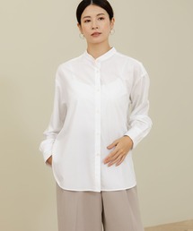 Elura | アイロンいらずバンドシャツ/151659(シャツ/ブラウス)