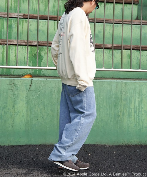 The Beatles（ザビートルズ）の「THE BEATLES ザ ビートルズツアープリントトレーナー（スウェット・メンズ・ライトグレー/チャコール/オフホワイト・L/M/LL）」の17枚目の写真