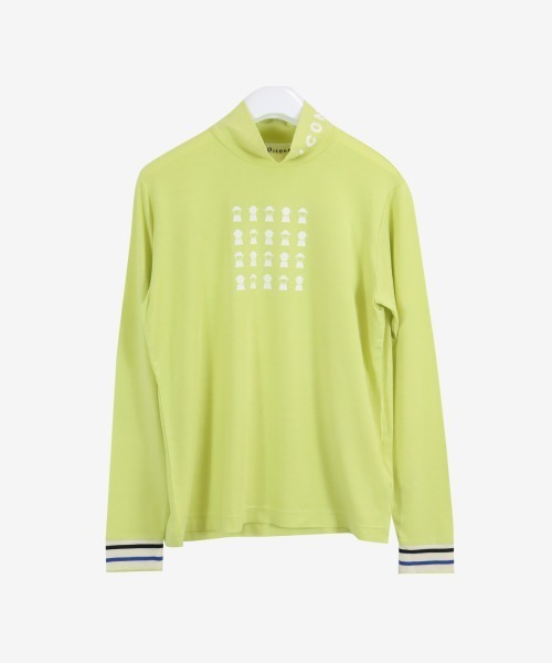 Picone CLUB(ピッコーネクラブ)の「長袖ハイネックプルオーバー(Tシャツ/カットソー・レディース・ホワイト/グリーン/レッド/ネイビー・L/M/S)」の6枚目の写真