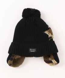 Champion（チャンピオン）の「【Champion/チャンピオン】キッズ　リブ耳付きワッチ（ニットキャップ/ビーニー・キッズ）」