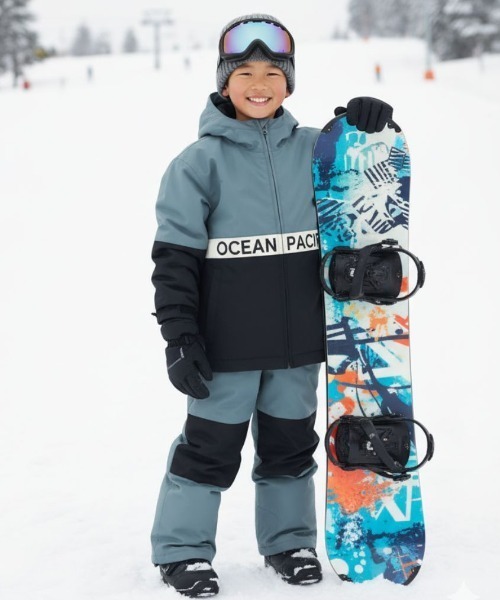 セール】【OP/オーピー】キッズスノーボード用上下セット スキー