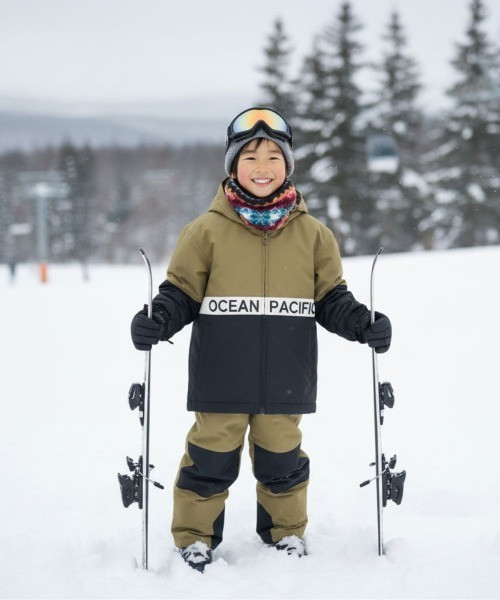 OP/オーピー】キッズスノーボード用上下セット スキー スノボー