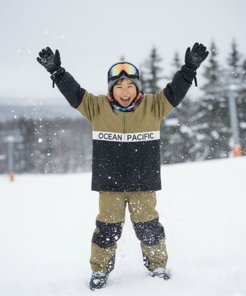 OP/オーピー】キッズスノーボード用上下セット スキー スノボー