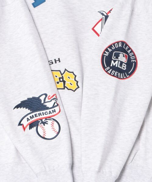 Right-on（ライトオン）の「【MLB】マルチチームワッペンクルーネック