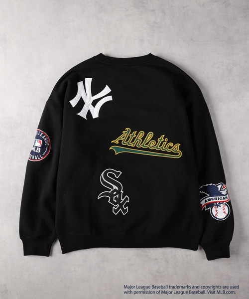 Right-on（ライトオン）の「【MLB】マルチチームワッペンクルーネック