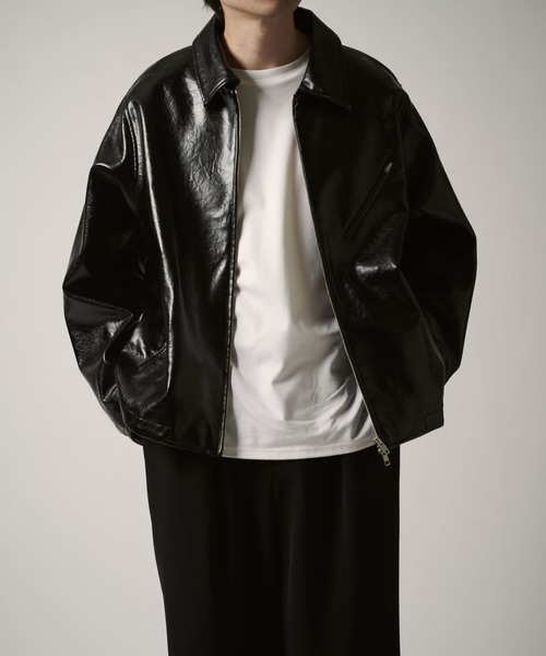 Lui'sシンセティックレザー4poket jkt ITTI exclusive Lui'sシンセティックレザー4poket jkt ITTI exclusive Lui's
