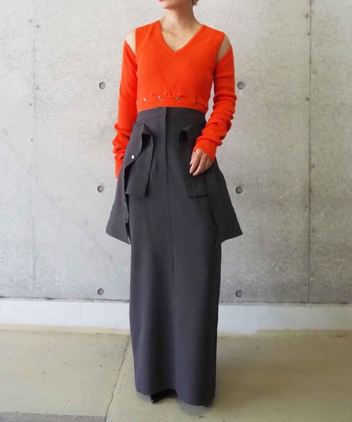 Josemoon SHIRT LAYERD SKIRT/シャツレイヤードスカート JOSE MOON スカート SHIRT LAYERD SKIRT/シャツレイヤード