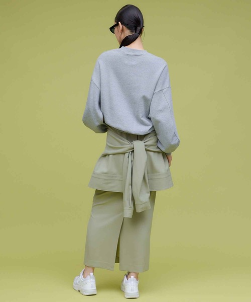 THINGS THAT MATTER(シングス ザット マター)の「SHIRTS LAYERED SKIRT / シャツレイヤードスカート(スカート・レディース・ミント/ベージュ/チャコールグレー・FREE)」の20枚目の写真