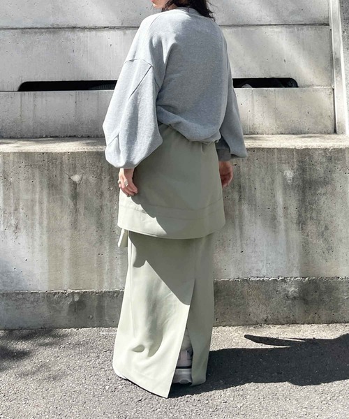SHIRTS LAYERED SKIRT / シャツレイヤードスカート（スカート