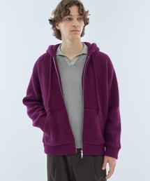 ESTNATION | ESTNATION / ニットジップアップフーディー(パーカー)