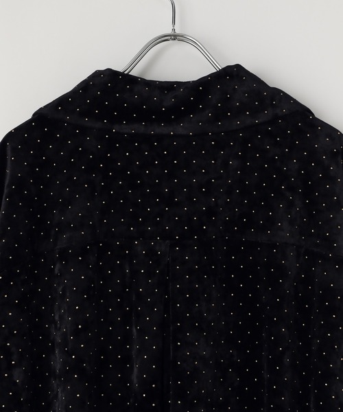 ベロアドットシャツ 283945（シャツ/ブラウス）｜LOWRYS FARM（ローリーズファーム）