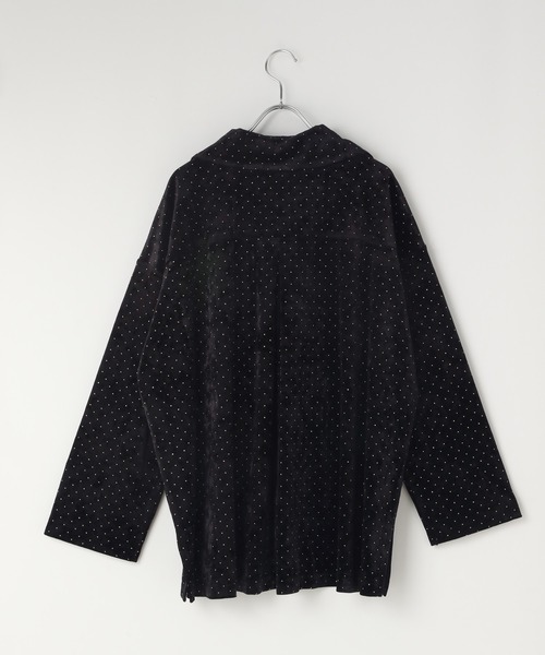 ベロアドットシャツ 283945（シャツ/ブラウス）｜LOWRYS FARM（ローリーズファーム）