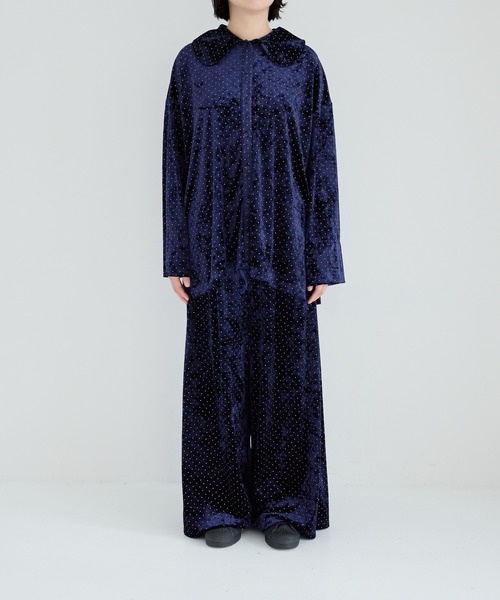 ベロアドットシャツ 283945（シャツ/ブラウス）｜LOWRYS FARM（ローリーズファーム）