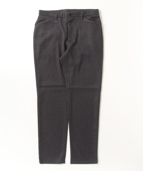 【セール】【ビジカジ対応】【GLOSTER】ウールライク L字型 パイピング ポケット スリムパンツ（その他パンツ）｜GLOSTER（グロスター）