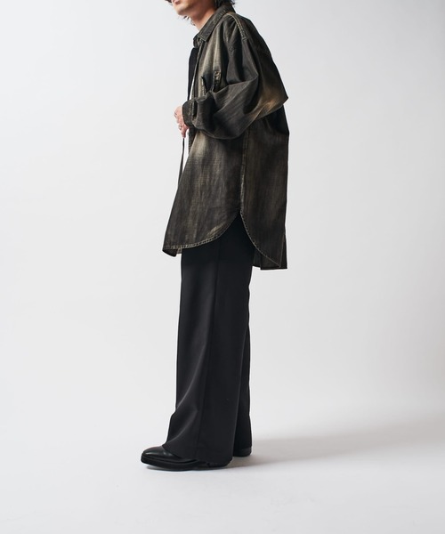 Lui's（ルイス）の「FADEオーバーデニムシャツ（シャツ/ブラウス