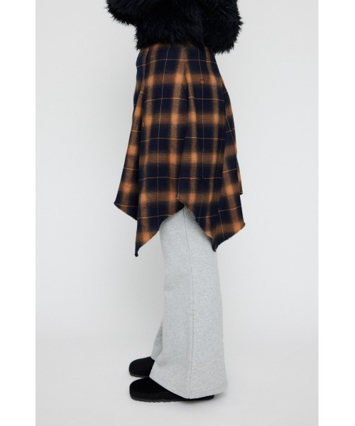 LAGUA GEM（ラグアジェム）の「ASYMMETRY チェックスカート（スカート・レディース・ネイビー/ブラック・SMALL/MEDIUM）」の13枚目の写真