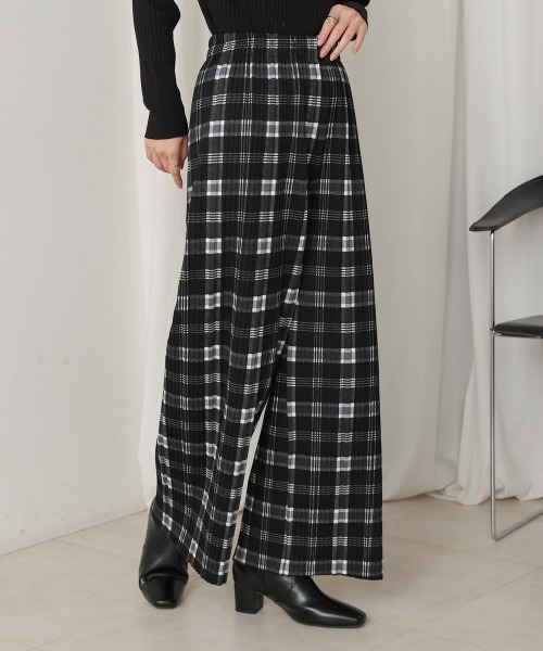 Bou Jeloud(ブージュルード)の「柄プリーツパンツ(その他パンツ・レディース・A/B・M)」の8枚目の写真