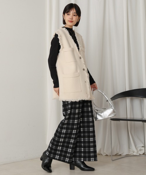 Bou Jeloud(ブージュルード)の「柄プリーツパンツ(その他パンツ・レディース・A/B・M)」の6枚目の写真