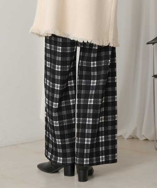 Bou Jeloud(ブージュルード)の「柄プリーツパンツ(その他パンツ・レディース・A/B・M)」の5枚目の写真