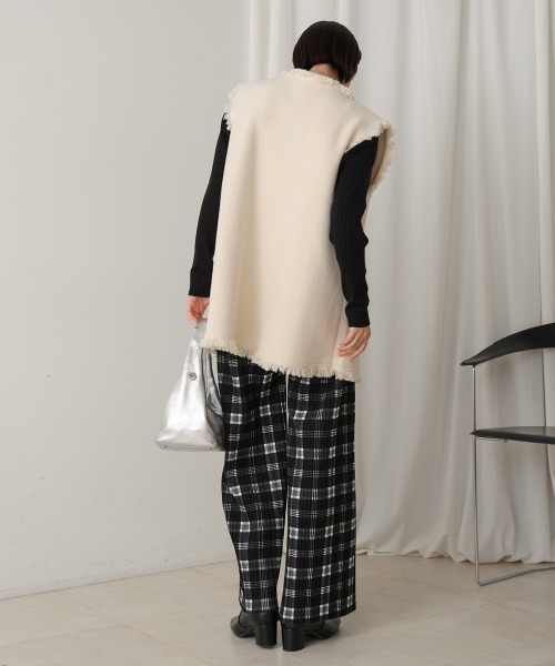 Bou Jeloud(ブージュルード)の「柄プリーツパンツ(その他パンツ・レディース・A/B・M)」の4枚目の写真