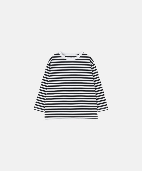【LANVIN en Blue】ロゴ入りロングカットソー&ロングジレ LANVIN en Bleu｜ランバンオンブルーのTシャツ/カットソー（長袖
